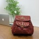 Red Casual Street Solid Color Patchwork Texture Bags