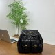 Black Casual Daily Solid Color Patchwork Texture Adjustable Bags