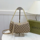 Apricot Casual Letters Patchwork Chains Zipper Bags