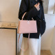 Pink Casual Daily Solid Color Metal Accessories Trim Adjustable Bags