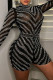 Black Casual Patchwork Hot Drill Zipper Half A Turtleneck Skinny Rompers