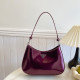 Purple Casual Daily Solid Color Patchwork Bags