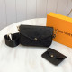 Black Casual Letters Patchwork Embossed Bags