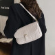 White Casual Letters Patchwork Embossed Bags