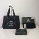 Black Casual Sportswear Stripe Letters Patchwork Bags