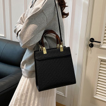 Black Daily Zipper Bags