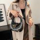 Black Daily Chains Zipper Bags