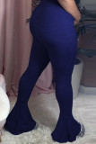 Light Gray Casual Solid Color Patchwork Bodycon Speaker Patchwork Bottoms