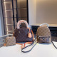 Yellow Brown Casual Letters Patchwork Zipper Contrast Bags