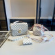 White Grey Daily Plaid Patchwork Contrast Adjustable Bags