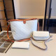 White Orange Casual Letters Patchwork Bags