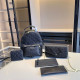 Black Casual Letters Embossed Bags