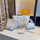 White Grey Daily Plaid Patchwork Contrast Bags