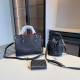 Black Daily Letters Embossed Bags