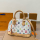 Multicolor Casual Letters Gradient Patchwork Zipper Bags