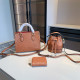 Orange Daily Letters Embossed Bags