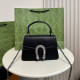Black Casual Solid Color Patchwork Metal Accessories Trim Bags