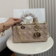 Apricot Pink Celebrities Solid Color Patchwork Metal Accessories Trim Texture Bags