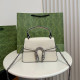 White Casual Solid Color Patchwork Metal Accessories Trim Bags
