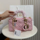 Pink Casual Solid Color Patchwork Metal Accessories Trim Texture Bags
