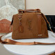 Orange Casual Solid Color Patchwork Zipper Bags