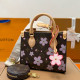 Multicolor Casual Flowers Letters Patchwork Contrast Bags