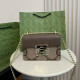 Khaki Casual Letters Patchwork Metal Accessories Trim Bags