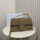 Dark Brown Casual Solid Color Patchwork Bags