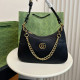 Black Street Solid Color Patchwork Chains Adjustable Bags