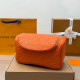 Orange Casual Letters Zipper Embossed Bags