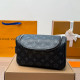 Black Daily Letters Patchwork Zipper Bags