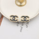 Black Daily Letters Hollow Out Earrings