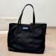 Black Street Solid Color Patchwork Bags
