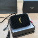 Black Street Solid Color Zipper Tassel Velvet Bags