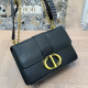 Black Daily Solid Color Patchwork Chains Bags
