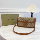 Khaki Casual Letters Patchwork Chains Contrast Bags