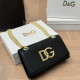 Black Street Letters Patchwork Metal Accessories Trim Bags