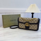 Black khaki Casual Letters Patchwork Chains Contrast Bags