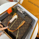 Brown Street Letters Patchwork Contrast Bags
