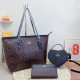 Black Brown Street Letters Patchwork Zipper Contrast Bags