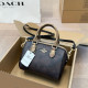 Brown Casual Letters Patchwork Zipper Contrast Bags