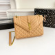 Orange Yellow Casual Solid Color Metal Accessories Trim Chains Texture Bags