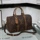 Orange Brown Casual Letters Patchwork Zipper Contrast Bags