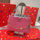 Rose Red Casual Solid Color Patchwork Chains Bags