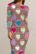 Pink Street Animal Print The stars Flowers Heart Shaped Letters Contrast O Neck Printed Dresses