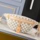 White Daily Letters Zipper Bags
