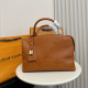 Orange Casual Letters Zipper Embossed Bags