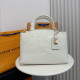 White Casual Letters Zipper Embossed Bags