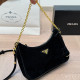 Black Casual Solid Color Chains Zipper Texture Bags