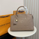 Khaki Casual Letters Zipper Embossed Bags